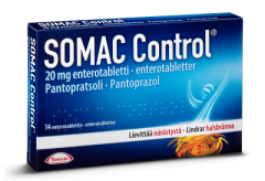 SOMAC CONTROL enterotabletti 20 mg 14 fol