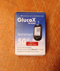 GlucoX TD-4183 testiliuska 50 liuskaa