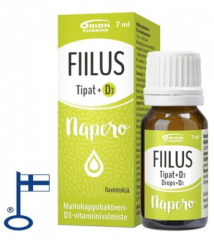 FIILUS NAPERO +D3 TIPAT (N. 30 ANNOSTA) 7 ML