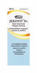 JEKOVIT D3 2440 IU/ml tipat, liuos 20 ml