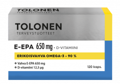 TOLONEN E-EPA 650 MG 120 KAPS