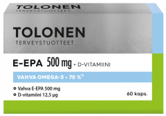 TOLONEN E-EPA 500 MG 60 KAPS