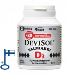 DEVISOL SALMIAKKI 20 MIKROG KAMPANJAPAKKAUS 230 TABL