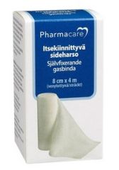 Pharmacare Itsekiinn. sideharso 8cmx4m X1 kpl