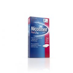 NICOTINELL FRUIT 2 mg lääkepurukumi 24 fol